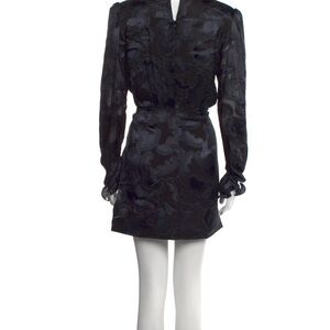 SALONI Black Long Sleeve Dress